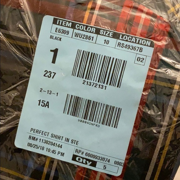 🆕 J. Crew Perfect Shirt in Stewart Plaid - Picture 5 of 8